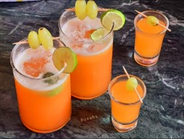 Orange grapes surprise recipe